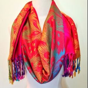 Pashmina & Silk Shawl Scarf Wrap